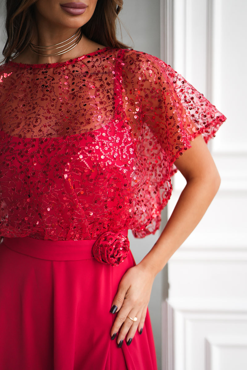 Svētku kleita + gliteru apmetnis