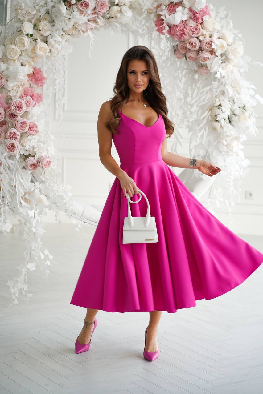 Koši rozā kleita