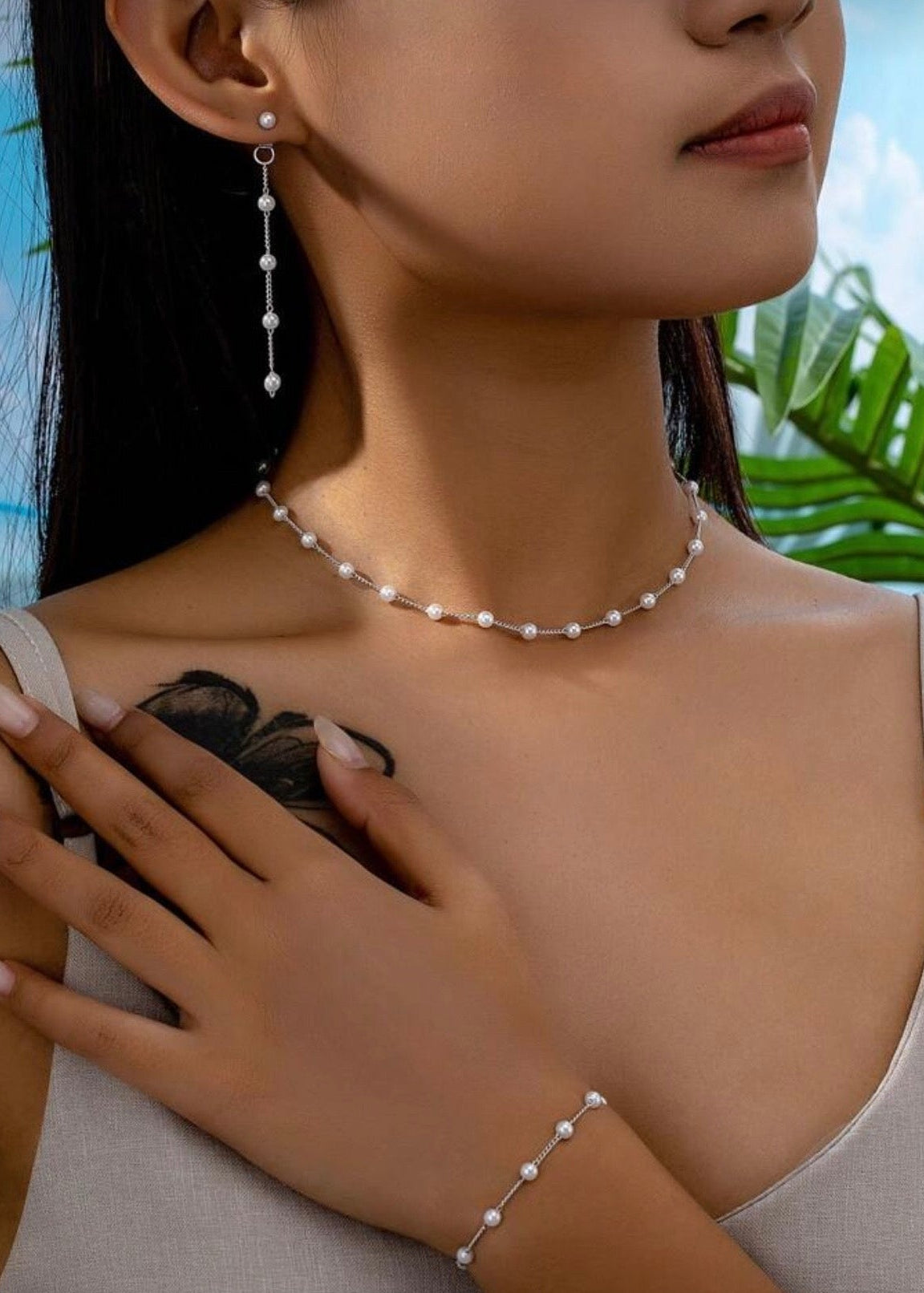 Komplekt (kõrvarõngad+kaelakee)