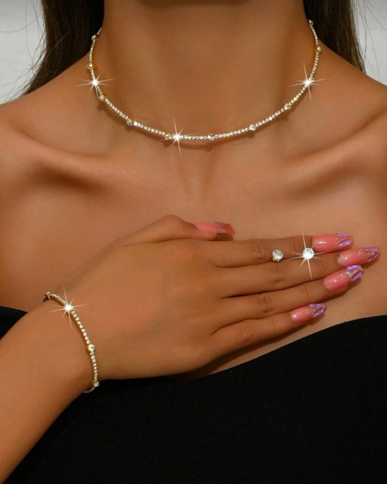 Komplekt (kõrvarõngad+kaelakee)