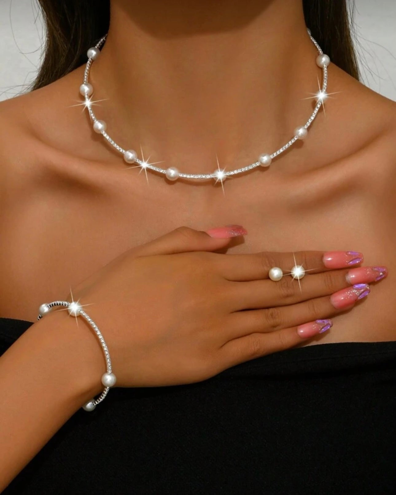 Komplekt (kõrvarõngad+kaelakee)