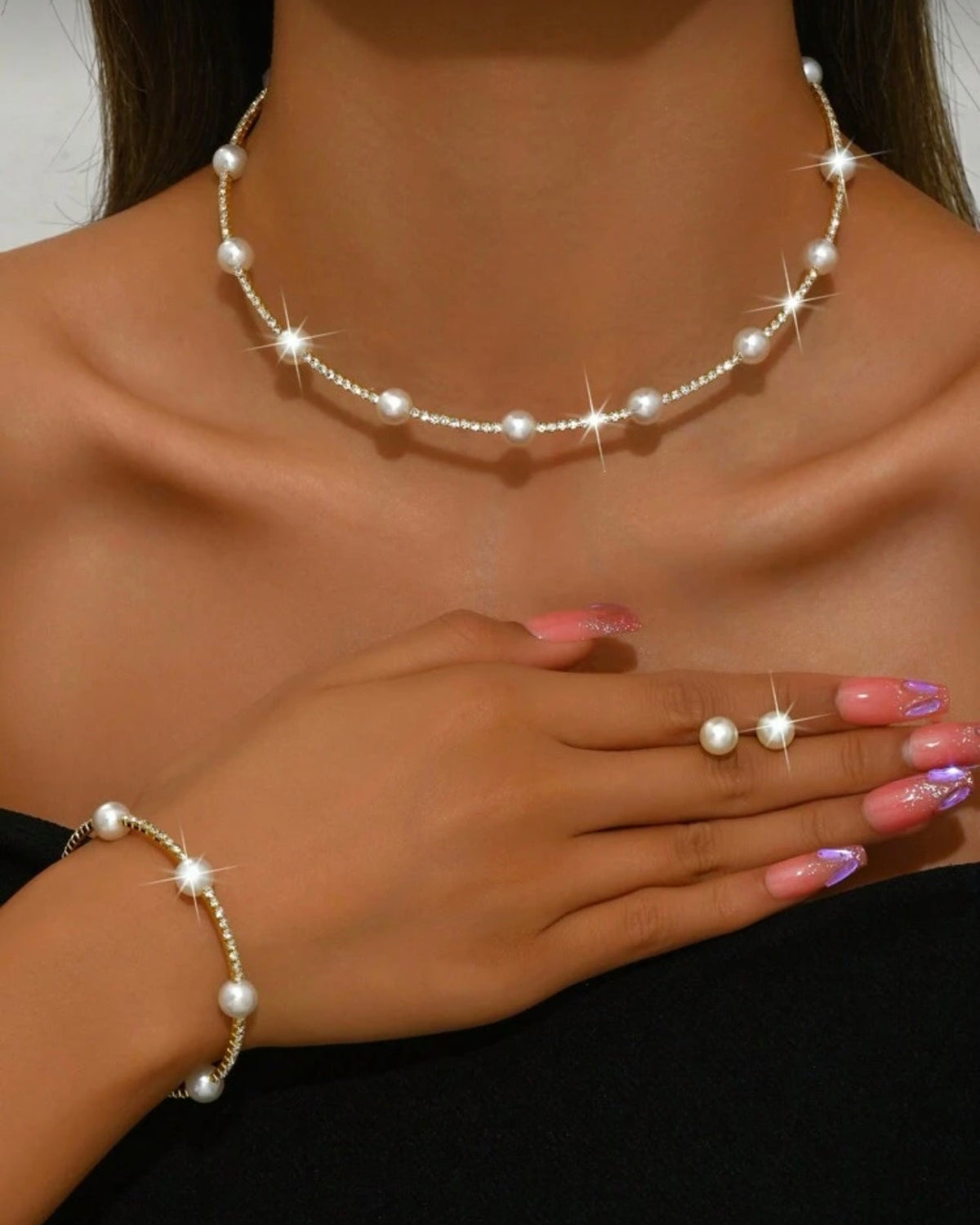 Komplekt (kõrvarõngad+kaelakee)