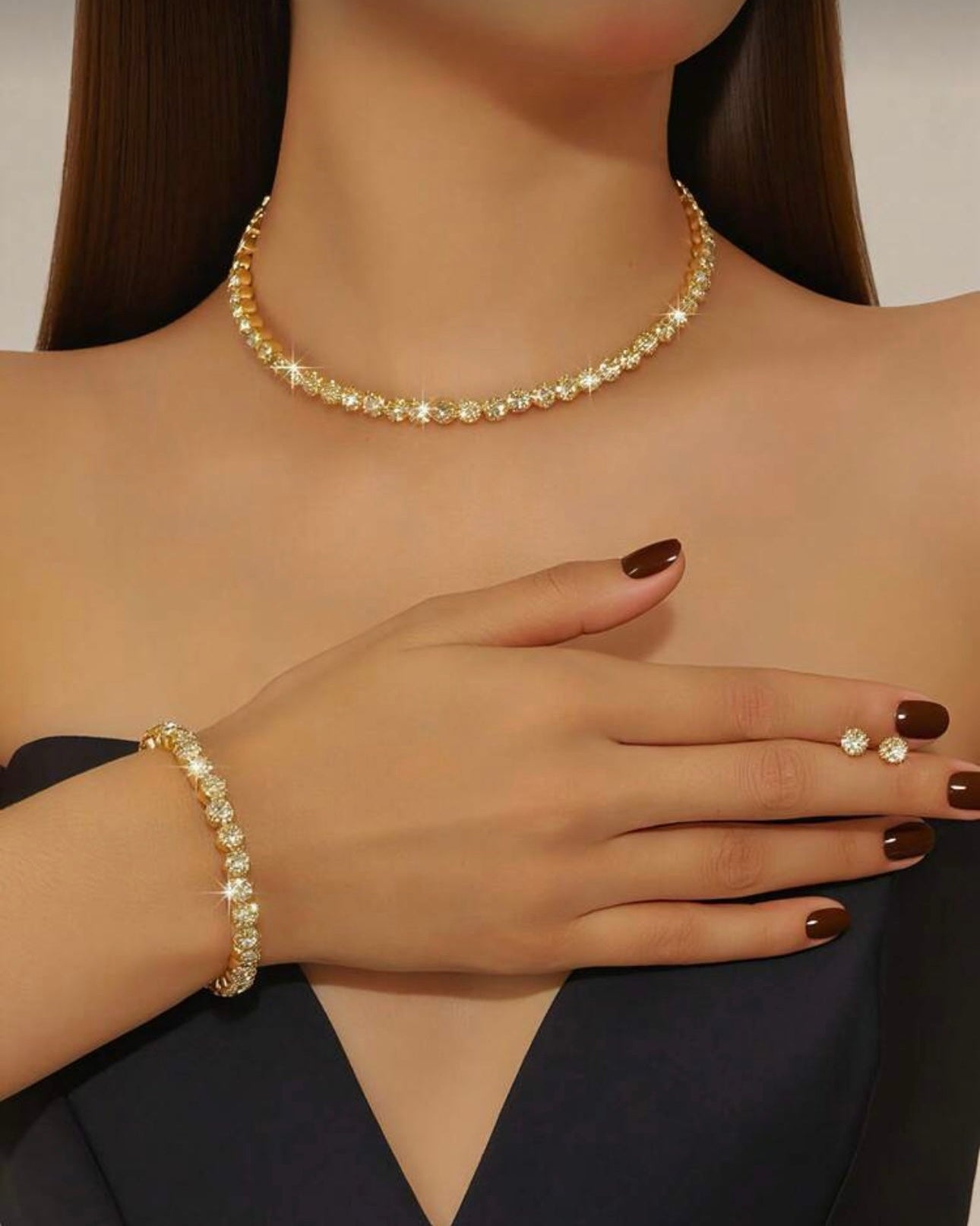 Komplekt (kõrvarõngad+kaelakee)