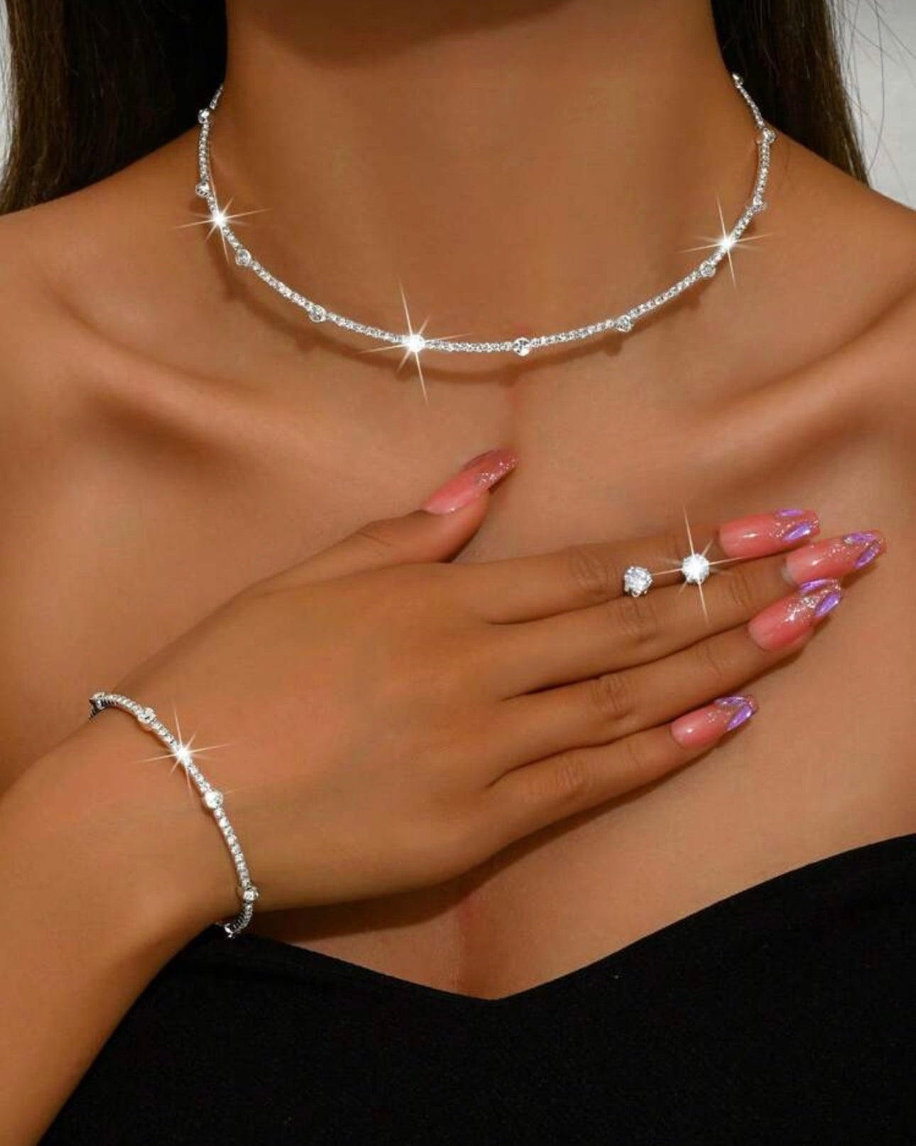 Komplekt (kõrvarõngad+kaelakee)