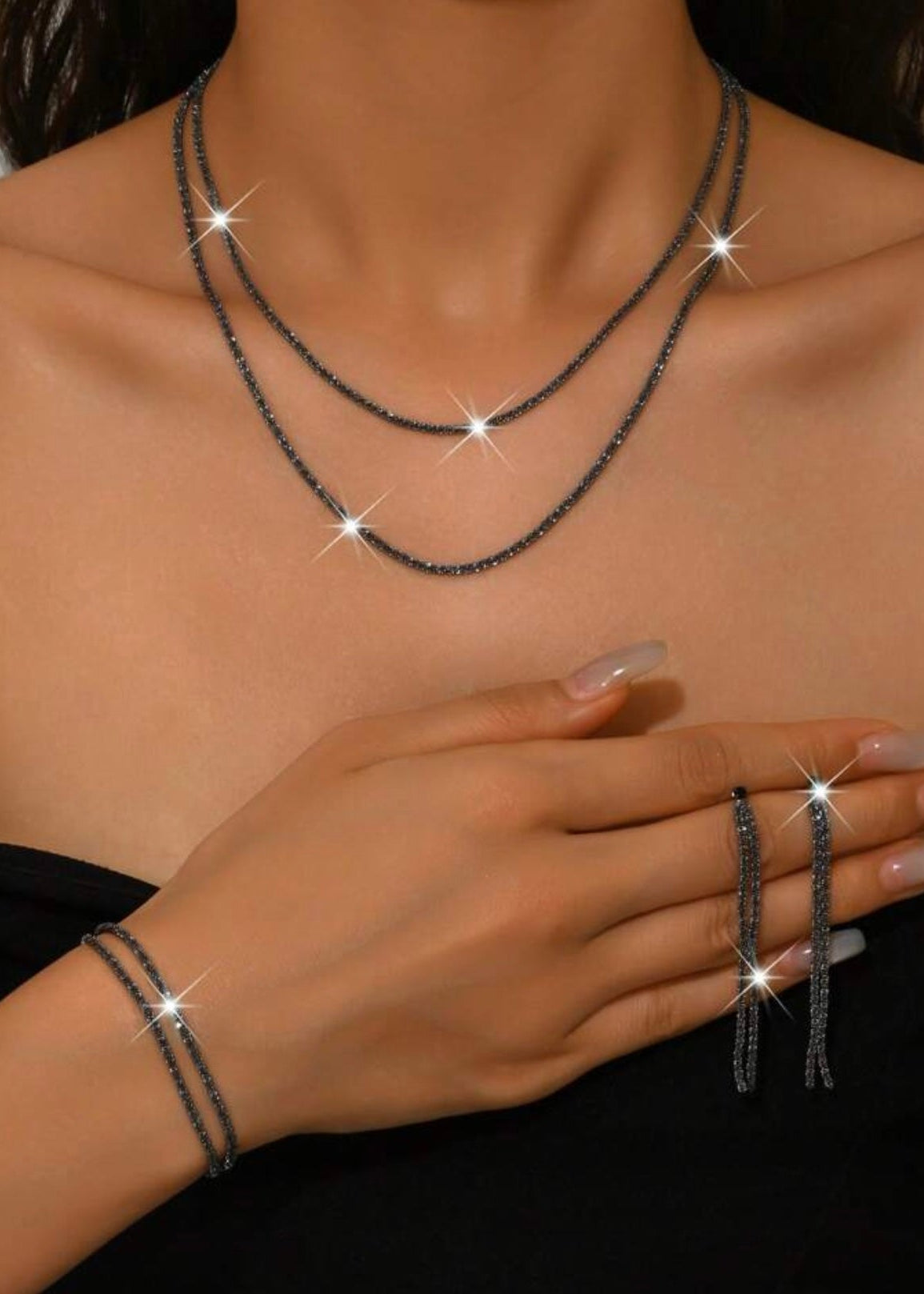 Komplekt (kõrvarõngad+kaelakee)