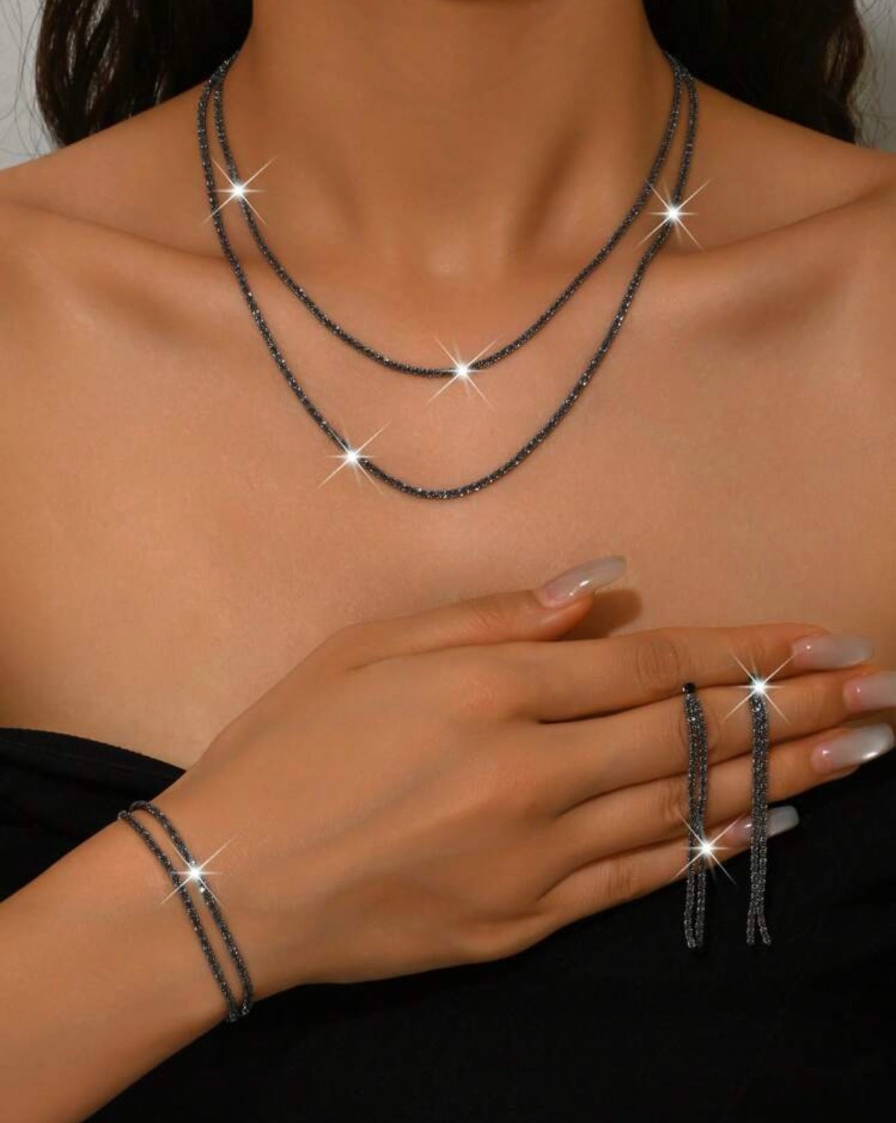 Komplekt (kõrvarõngad+kaelakee)