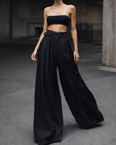 Platas bikses ar jostu